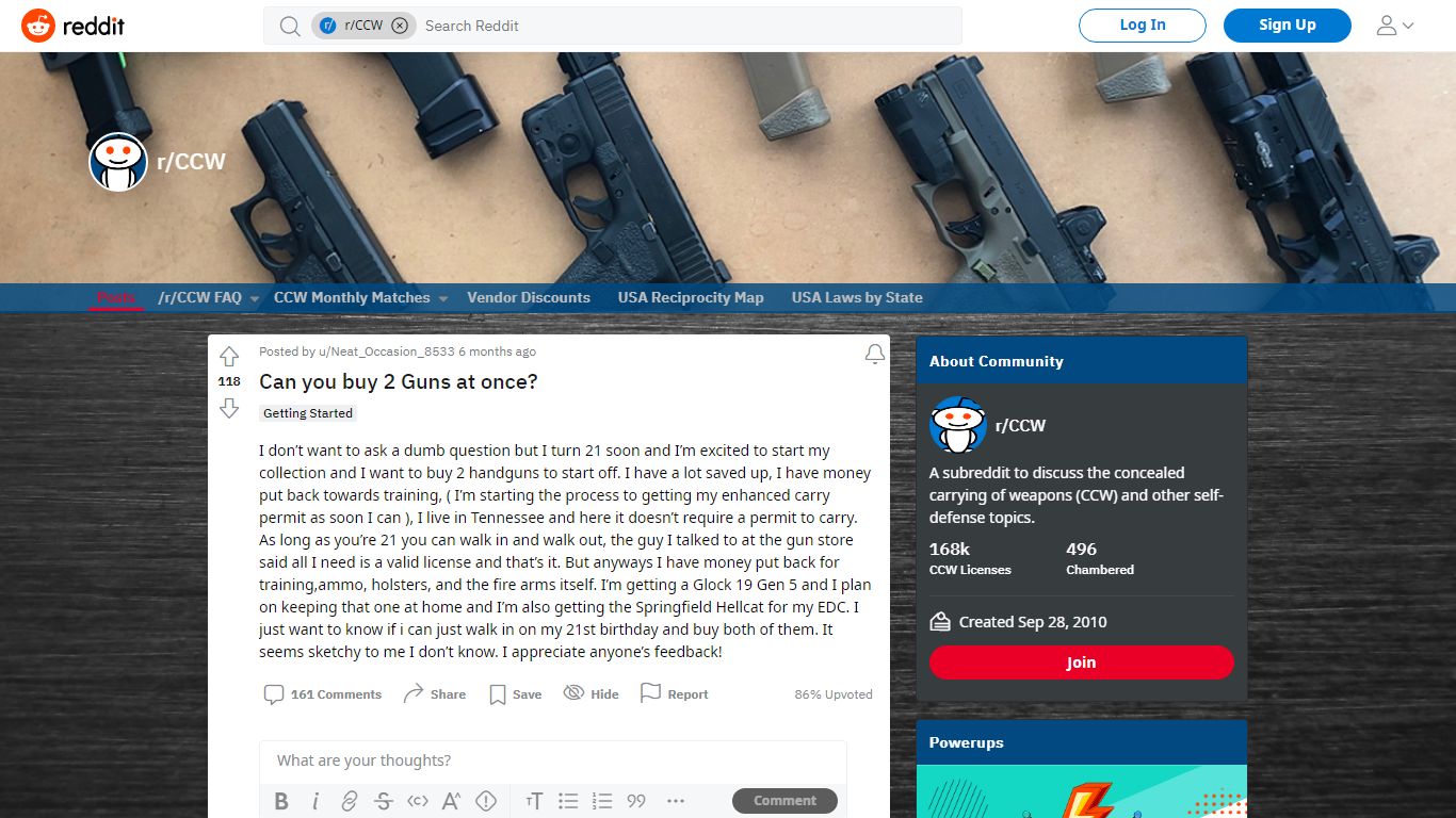 Can you buy 2 Guns at once? : CCW - reddit